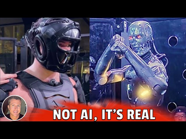 This Is NOT AI — Man Actually Fights a T-800 Robot - And This is Only The Start
