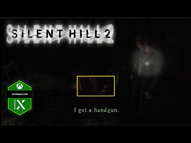 Silent Hill 2 HD Collection how to get pistol Handgun location! Xbox Series X gameplay