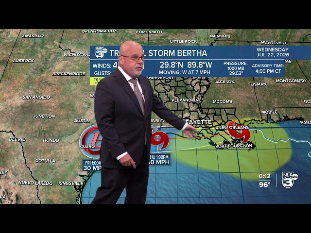 ROB'S 6PM WEATHER FORECAST KATC 07-22-26