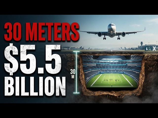 Why This $5 Billion Stadium Was Dug 30 Meters Underground!