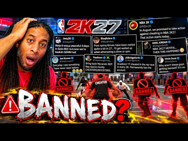 NBA 2K27 FINALLY BANNED THE CHEATERS… But The Community Is STILL MAD 😭