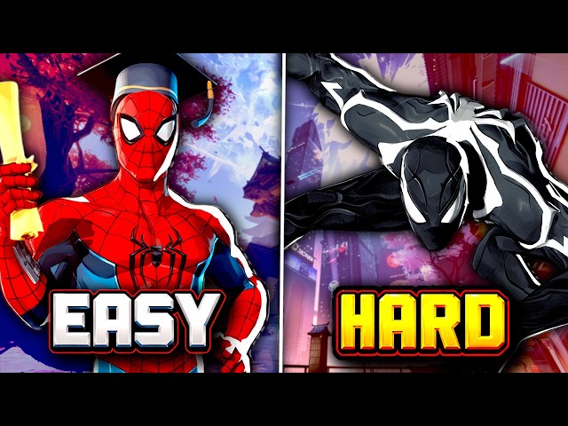 I Learned Every Spiderman Tech as a Noob
