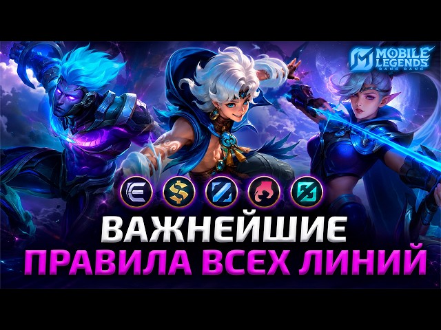 MISTAKES YOU’VE DEFINITELY MADE! | TOP 5 RULES FOR EVERY LANE - Mobile Legends