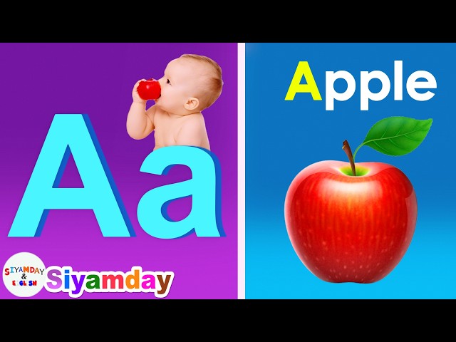 a is for apple - learn a to z letters - phonics song