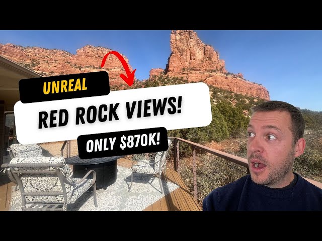 🔥 In Your Face Red Rock Views! 350 Redrock Rd, Sedona – Borders National Forest!