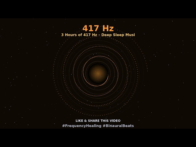 3 Hours of 417 Hz – Deep Sleep Music, Undo Negative Patterns & Trauma Release Frequency
