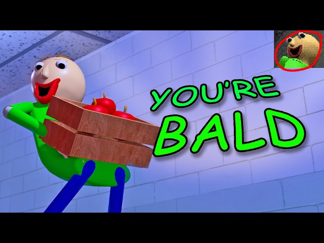 You're BALD - (Baldi "You're Mine" PARODY ANIMATION)