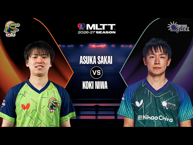 MATCH HIGHLIGHTS : Asuka Sakai vs Koki Niwa| MLTT  Week 3 (Pleasantville, NY)
