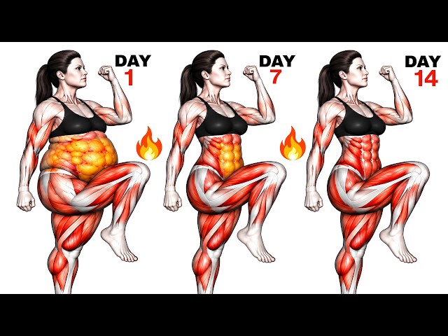 Stubborn Belly Fat? Try This ➜30-Min Standing Workout to Shrink Waist, No Jumping for Women