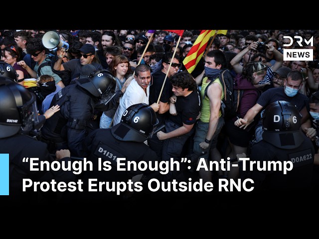 “Enough Is Enough”: Anti-Trump Protest Erupts Outside Dallas RNC Convention | AC1B