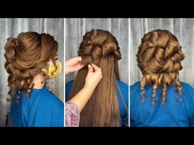 Perfect Messy Bridal Updo Tutorial You Can Do at Home | easy nikkah bridal hair guide every bride |
