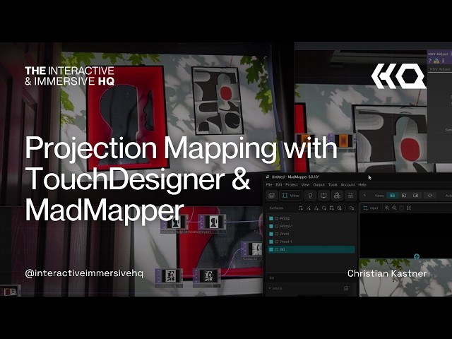 Projection Mapping with TouchDesigner & MadMapper