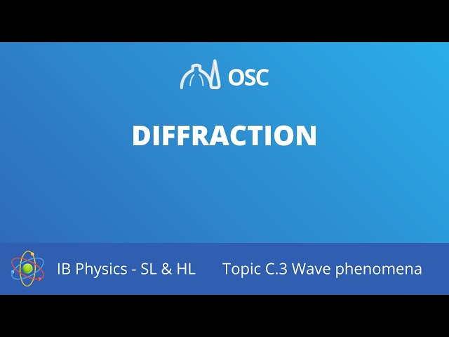 Diffraction [IB Physics SL/HL]