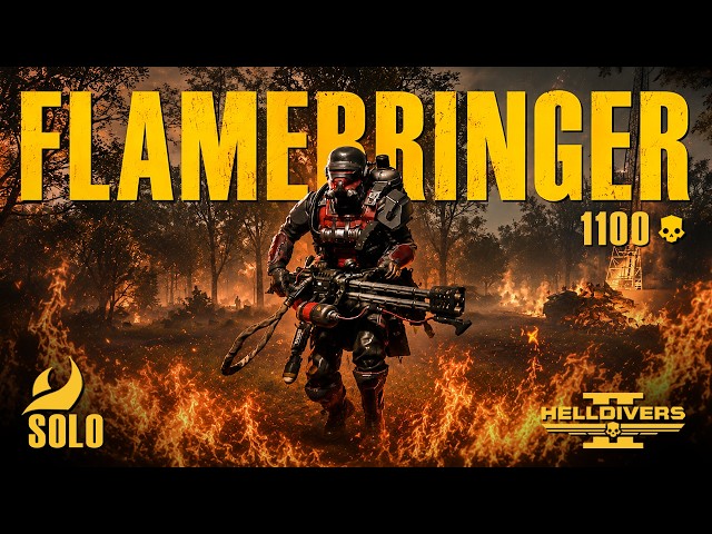 Helldivers 2 – Full Fire Build Destroys Terminids | Solo Deathless Full Clear | Super Helldive