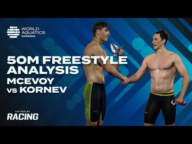 Men's 50m Freestyle Analysis | McEvoy vs Kornev | Swimpad with James Gibson | Swimming World Cup