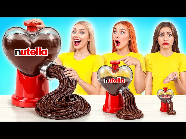 Big, Medium and Small Chocolate Food Challenge | Funny Food Challenges by Multi DO