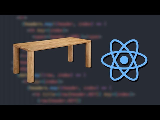 How To Make A Table In React | 3 Minute Crash-Course