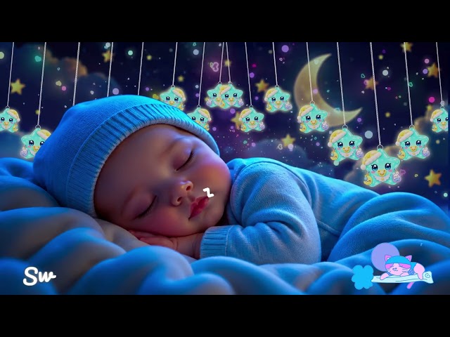 Baby Sleep Music 🎵 Fall Asleep Fast in 3 Minutes ✨ Mozart & Brahms Lullabies for Deep Sleep
