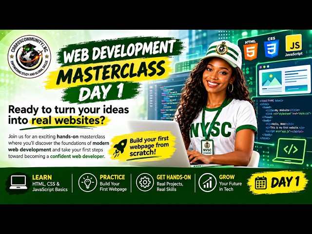 DAY 1 is Here ::  Learn Web Development From Scratch. From Beginner to Web Developer