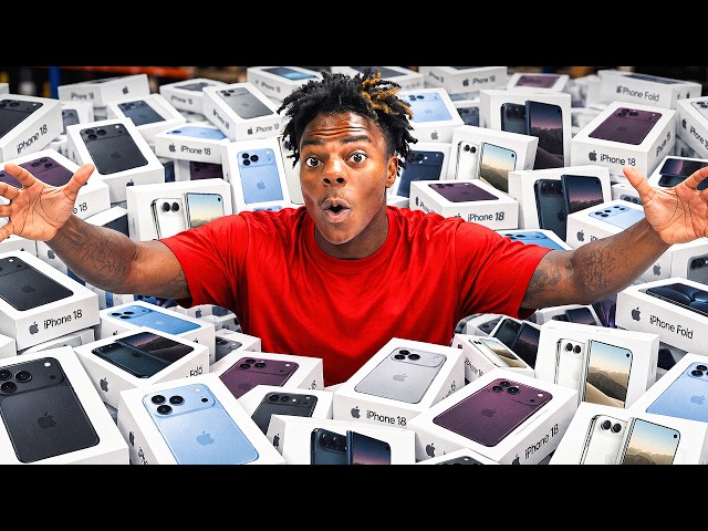 iShowSpeed Gives Away $100,000 In iPHONE 18's!
