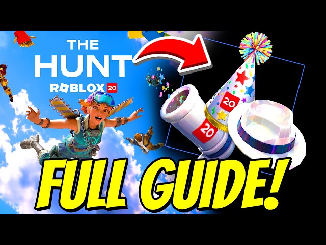 FULL GUIDE To The Hunt 20! (How To GET ALL FREE ITEMS) Roblox
