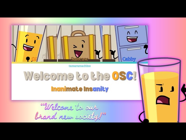 Inanimate Insanity - "Welcome to the OSC!" Color Coded Lyrics