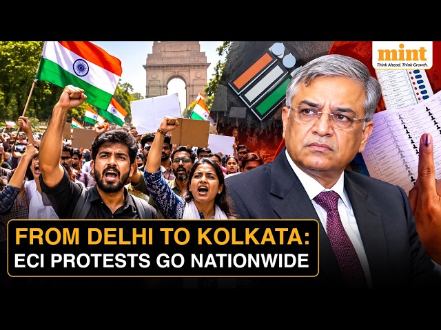 Watch: Massive Protests Erupt Across India Against ECI And CEC Gyanesh Kumar Amid S.I.R. Row