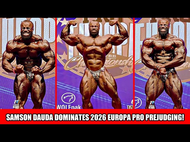 Samson Dauda Dominates the 2026 Europa Pro Prejudging!
