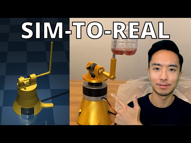 Reinforcement Learning on Hardware from Sim-to-Real (Rotary Inverted Pendulum)