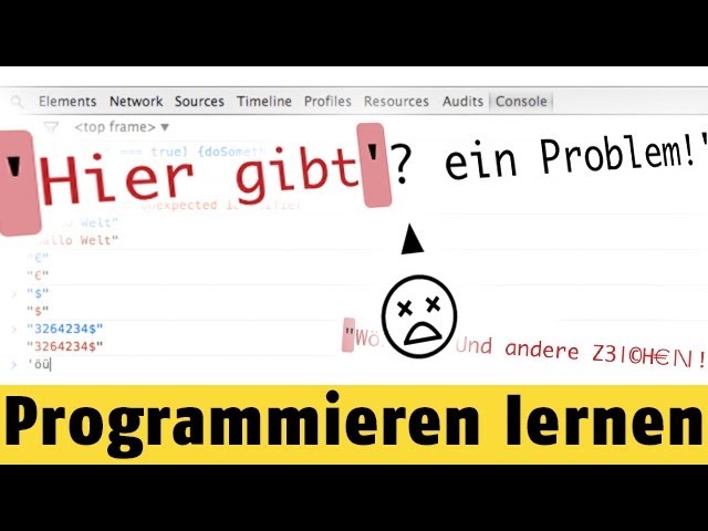 Was sind Strings? | Programmieren lernen mit JavaScript #3
