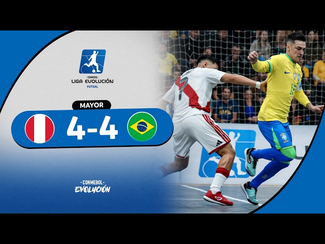 PERÚ vs. BRASIL | HIGHLIGHTS | CONMEBOL LIGA EVOLUCIÓN FUTSAL - ZONA NORTE | MAYOR