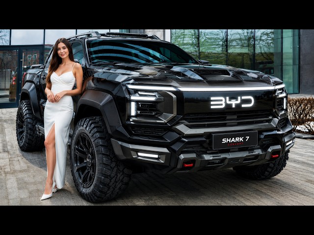 🚨 2027 BYD SHARK 7 FINALLY REVEALED! 🤯 LOOK AT THIS BEAST!