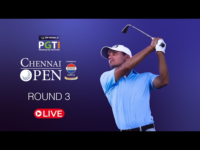 Chennai Open 2026 Powered by CPCL | Round 3 Live Telecast | TNGF Cosmo Golf Club, Chennai