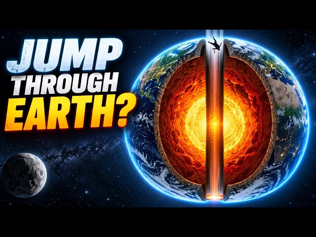 What If You Jumped Through the Earth? #Science #Earth #Space #Physics #WhatIf