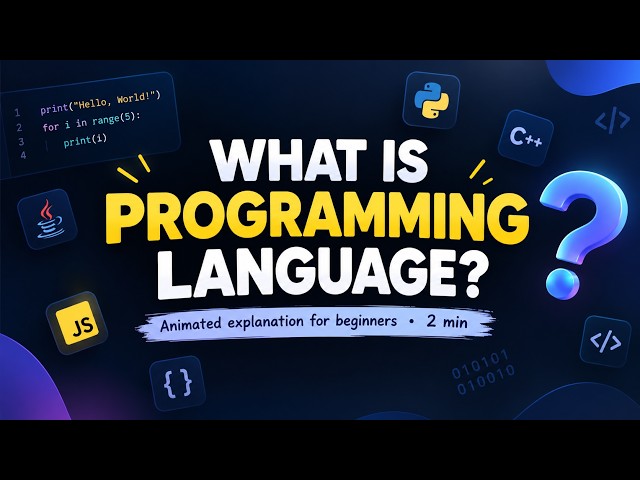 What is Programming Language / Coding? Explained in 2 minutes for Beginners 💻|Coding Basics