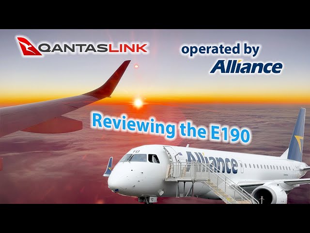 Trying the new QantasLink Alliance Airlines E190 | What's it like?