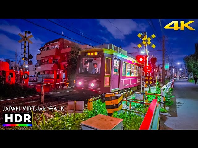 Japan: Tokyo Shin-otsuka Evening Walk in Bunkyo-ku • 4K 60fps HDR