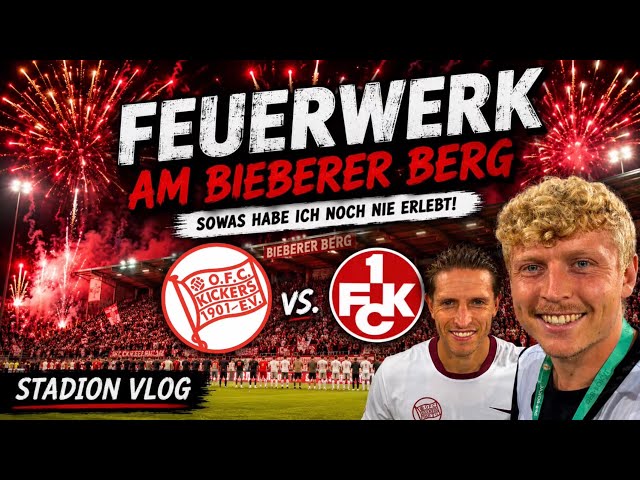 Feuerwerk vom OFC! 🔥 Sowas habe ich noch NIE erlebt! 🤯 Kickers Offenbach vs 1. FC Kaiserslautern 🏟️