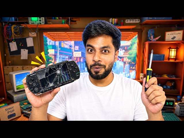 I repaired an old SONY PSP console in repair shop! Restory gameplay | Mr IG