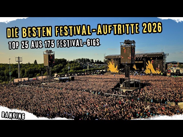 The BEST FESTIVAL PERFORMANCES of 2026 | My TOP 25 Festival Gigs!!