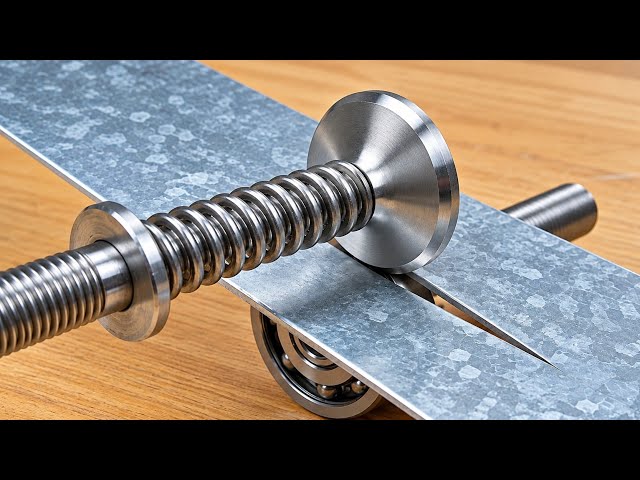 A crazy idea from a welder! Make a simple sheet metal cutter at home. | Creation Time 