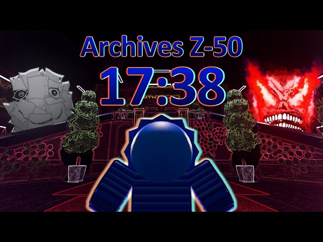 Archives Z-50 Solo Speedrun in 17:38 | Doors Speedrun World Record
