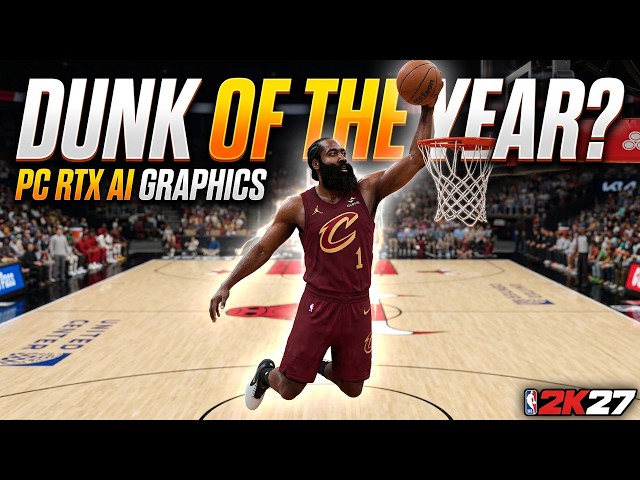 James Harden gets the DUNK for the Cavs NBA 2K27 PC RTX AI!!!!