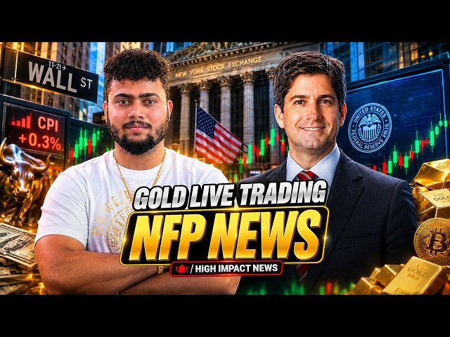 NFP LIVE XAUUSD TRADING | GOLD Live Trading | CRYPTO Live |  Live Trading #xauusd #forextrading #nfp
