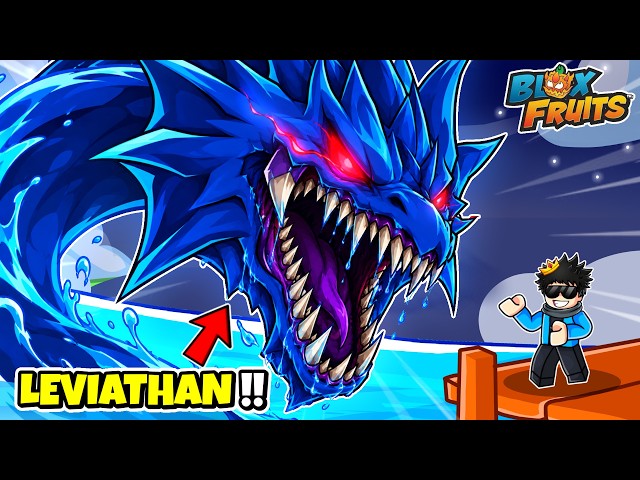 I Finally Defeated Leviathan in Blox Fruits Roblox!