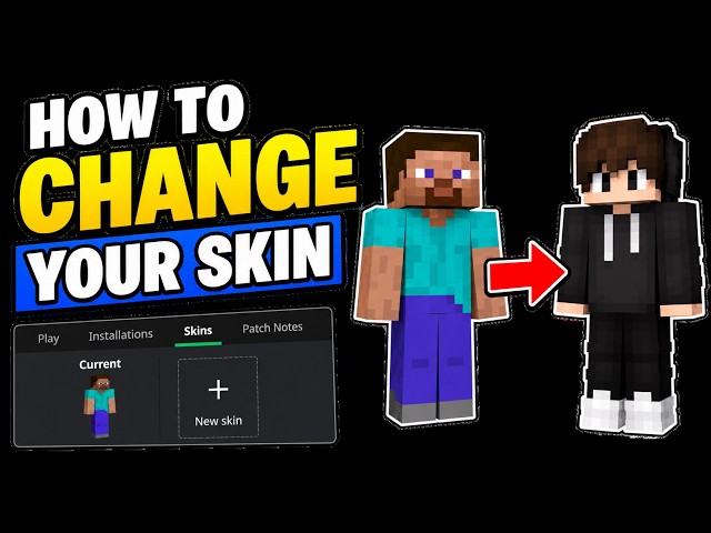 How to Get Custom Skins in Minecraft (Java 26.2)