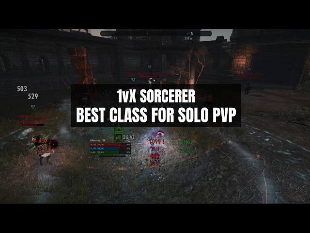 1vX Sorcerer - Best class for solo PvP - ESO PvP - U49