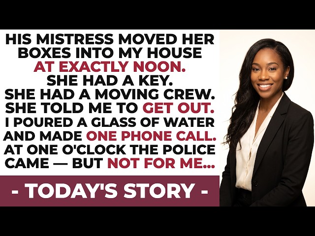 His Mistress Moved Her Boxes Into My House At Noon — The Police Arrived At One... | Satin Revenge