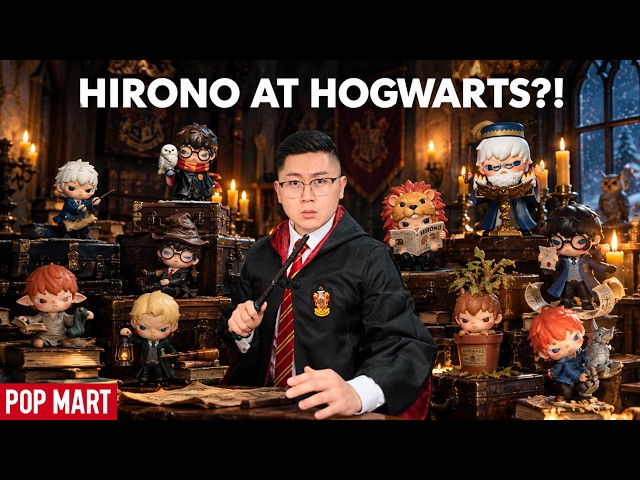 HIRONO Went to Hogwarts?! 🪄 POP MART HIRONO x Harry Potter FULL SET Unboxing