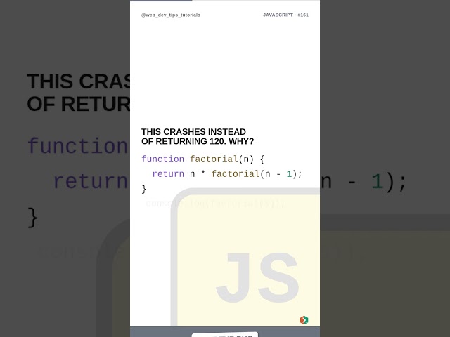 JAVASCRIPT: Spot the Bug? #shorts #dailycodepuzzle161